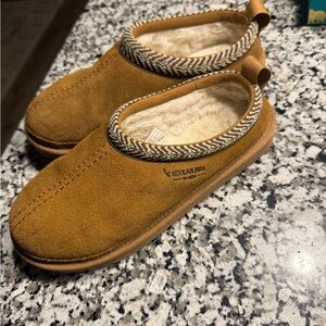 Koolaburra Tan Suede Mules